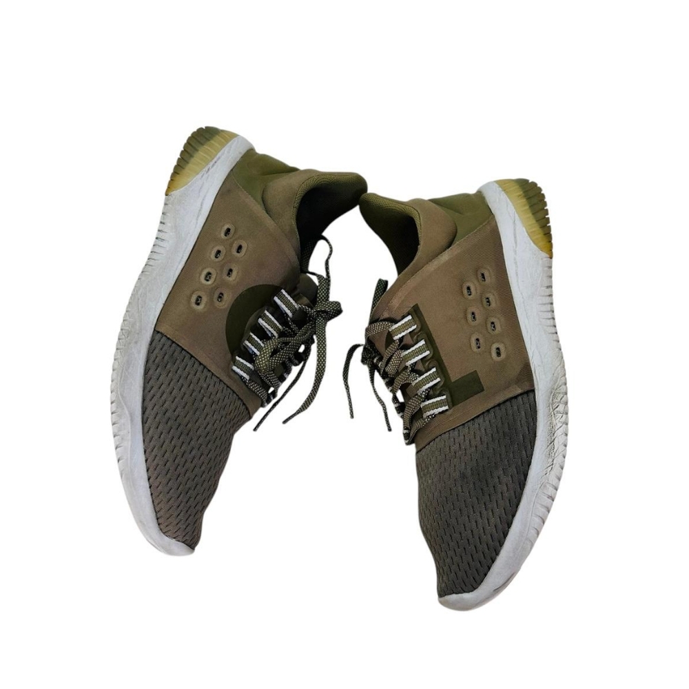 Asics Gel-Kenun Lyte Green Lace Up Womens Running Trainers 8.5